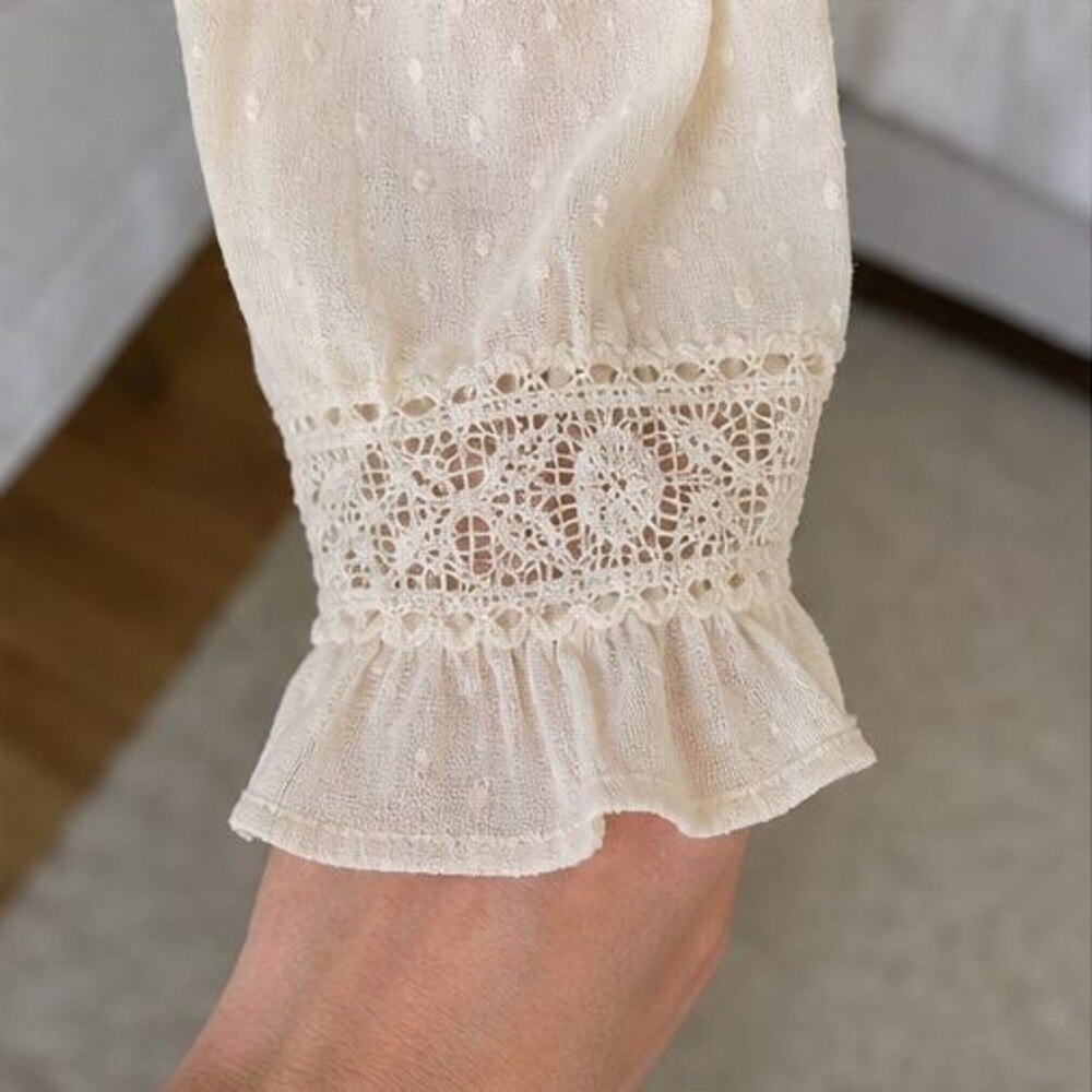 Blush Ruffle Blouse - Picture 5 of 6